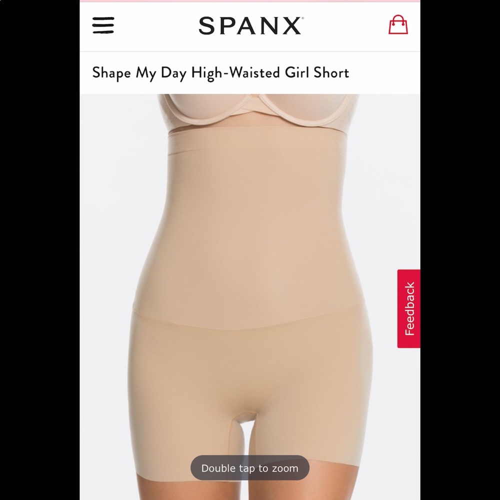 SPANX shape my day girl high waisted short
